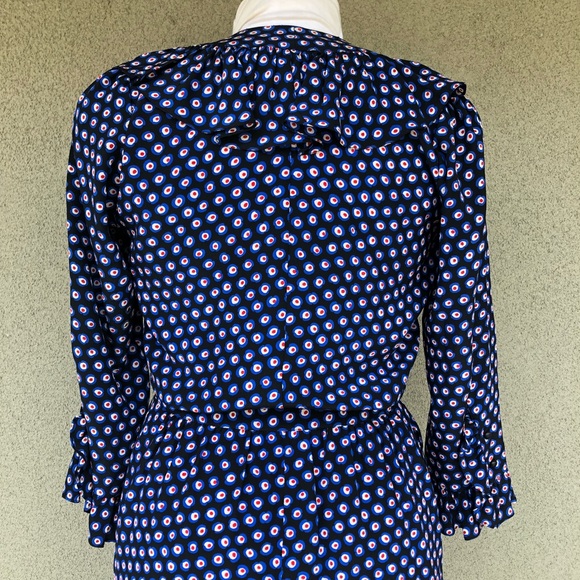 Yves Saint Laurent S/S 1983 vintage silk wrap dress - Picture 9 of 9